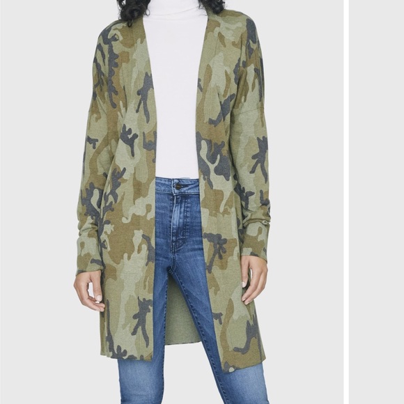 Sanctuary Sweaters - Sanctuary Lenox Mineral Camo Cardigan - size small